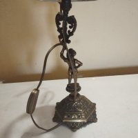 стара барокова настолна лампа, снимка 4 - Настолни лампи - 41502025