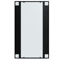 Огледало за стена, черно, 100х60 см, метал, снимка 4 - Огледала - 41436976
