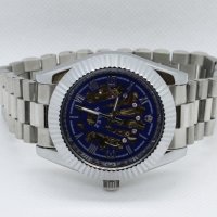 Мъжки луксозен часовник Rolex Crown 👑 Skeleton, снимка 5 - Мъжки - 41554683