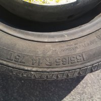 Резервна гума "патерица" 155/65R14, снимка 4 - Гуми и джанти - 35746436