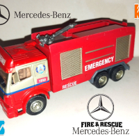 Mercedes Benz Emergency Rescue Truck Kentoys, снимка 1 - Колекции - 42144553