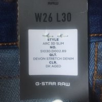 G-Star Raw Arc 3D Slim Shorts оригинални мъжки дънкови бермуди W26, снимка 11 - Къси панталони - 41698105