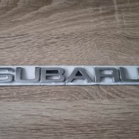 сребрист надпис емблема Субару Subaru, снимка 1 - Аксесоари и консумативи - 40675856