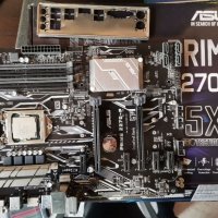 Дънна платка Asus Z270 PRIME 270Z-P + I5-7600k SR32V 3800MHz 4200MHz(turbo) L2-1MB L3-6MB TDP-91W, снимка 1 - Дънни платки - 37755635