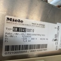 Индукционен керамичен плот MIELE, снимка 5 - Печки, фурни - 44399441