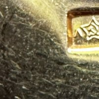 Руска златна висулка с емайл , снимка 3 - Колиета, медальони, синджири - 44304887