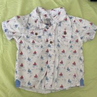 Морска риза, много запазена, 80см, 10 лв, снимка 1 - Бебешки блузки - 41600343