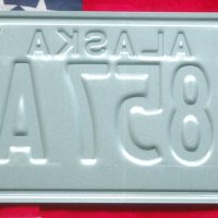 Американски регистрационен номер Табела ALASKA USA, снимка 2 - Колекции - 39711716