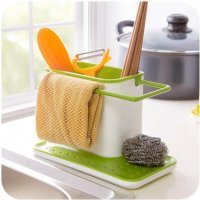 Органайзер за чиста мивка - подложка гъбичка за веро, сапун, сушилник, снимка 1 - Аксесоари за кухня - 40365618