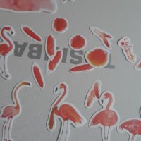 Стикери фламинго и перца, снимка 4 - Други - 35934159