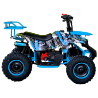 Детско бензиново ATV TOURIST 49cc - Blue Camouflage, снимка 2 - Мотоциклети и мототехника - 44551005