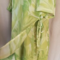  52 Разкошна зелена рокля за едра дама , снимка 7 - Рокли - 41015530