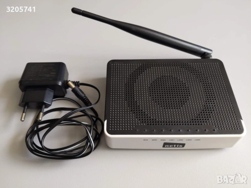 Безжичен рутер NETIS WF-2411 Wireless N Router 150Mbps + Зарядно 9V NTPI2EU, снимка 1