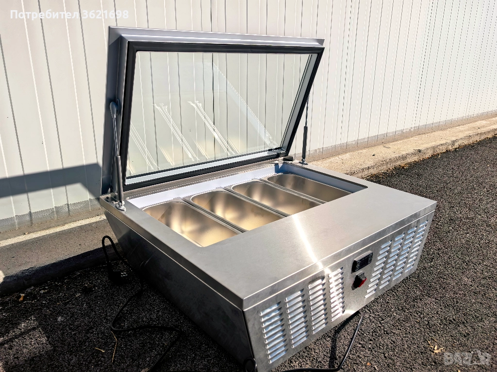 Хладилна витрина за сладолед 4 съда, DW-67, снимка 1