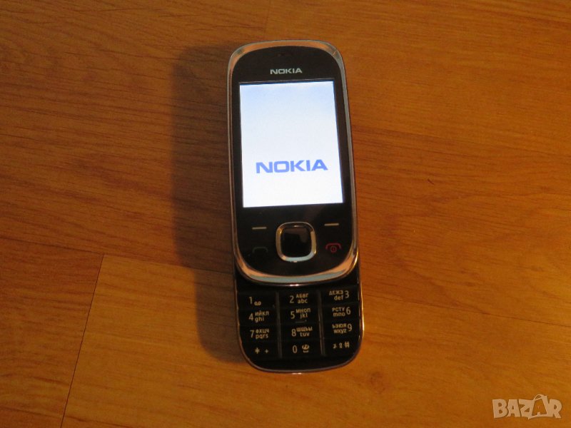 плъзгащ телефон, телефон слайд с копчета NOKIA 7230, НОКИА 7230 - 2010г. - работещ., снимка 1