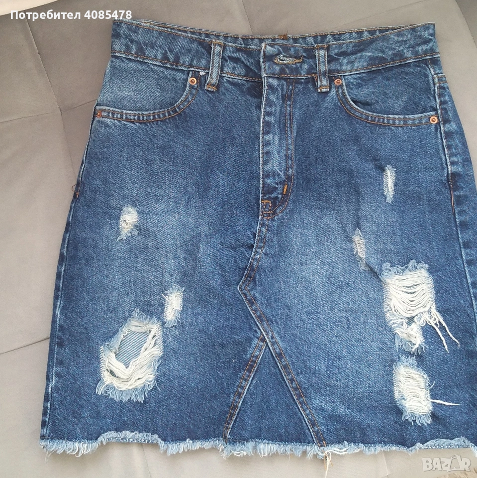 дънкова пола, снимка 1