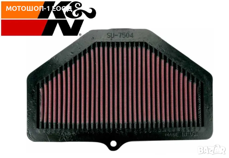 Спортен въздушен филтър KN Suzuki GSX-R 600 GSX-R750 2004 - 2005, снимка 1