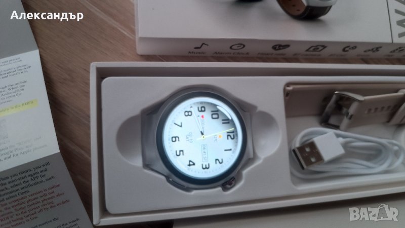 New Smart watch нов Смарт Часовник мери кръвна захар глюкоза температура , снимка 1