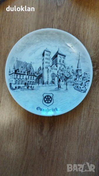 Декоративна чиния от Оснабрюг Германия., снимка 1