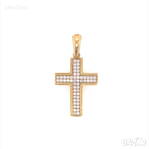 Златен медальон 2,18гр. 14кр. проба:585 модел:20035-3, снимка 1