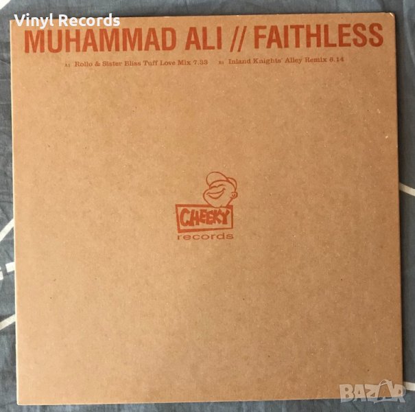 Faithless – Muhammad Ali ,Vinyl 12", Single, Promo, снимка 1