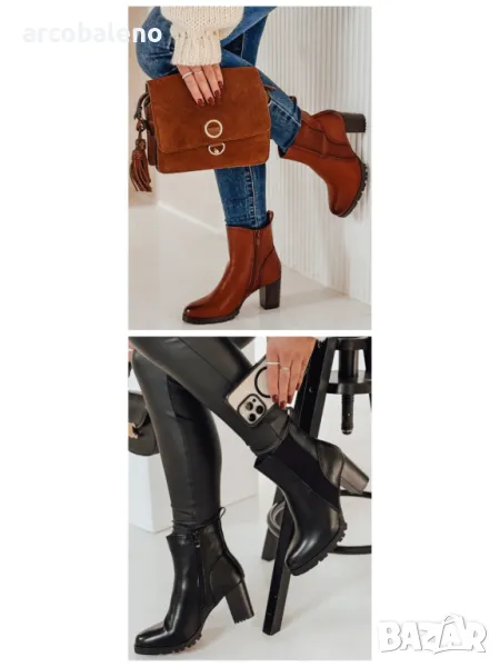 BOOTELY Дамски боти на висок ток, 2цвята , снимка 1