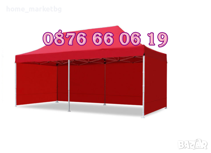 Страници за шатра 3х6 м, страница за три страни с дължина 12 м, снимка 1