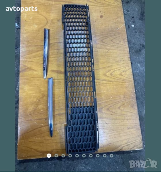 Fiat 500 coupe 2011година Решетка и лайсни в предна Броня, снимка 1