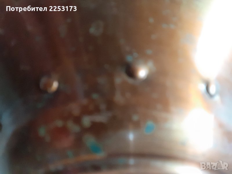 Медна кошница и бронзова кашпа лот, снимка 1