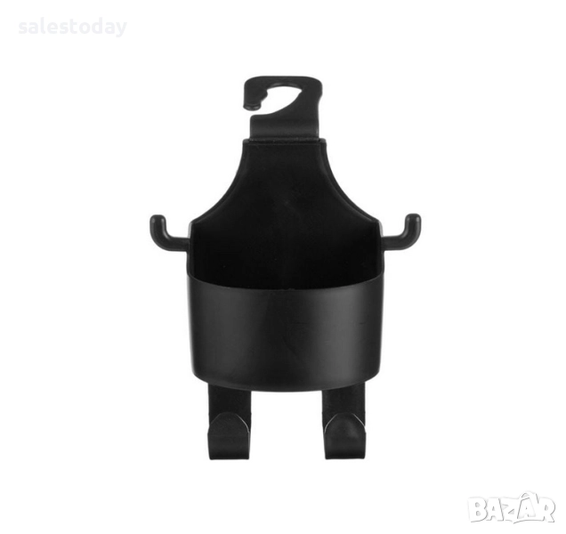 Закачалка за кола + поставка за чаша, стойка за подглавник, снимка 1