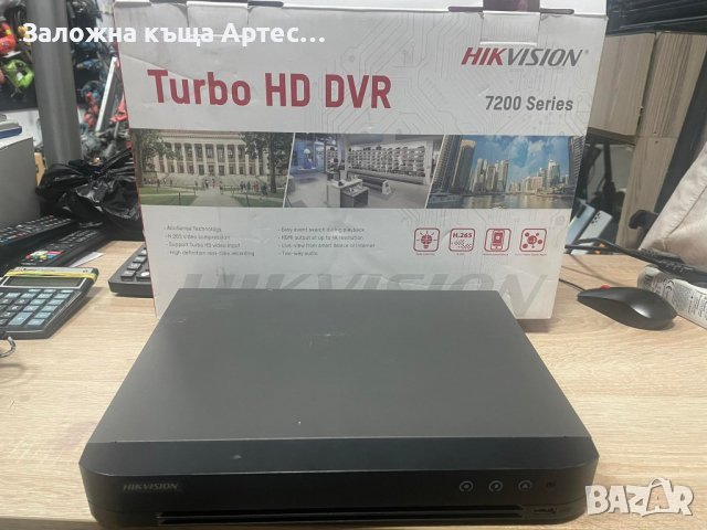 DVR Hikvision 16-channel DVR DS-7216HQHI-K1/A + ХАРД ДИСК, снимка 1