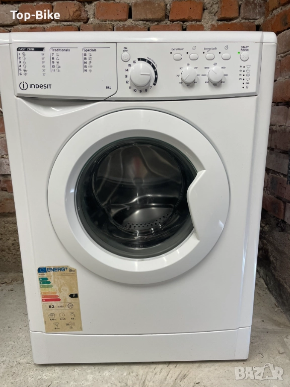 Пералня Indesit EWSC 1200 оборота 6 кг, снимка 1