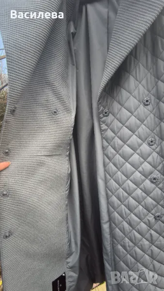 Луксозно Палто с яка от лисица, снимка 1