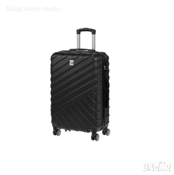 Куфар с колелца, черен 60л. Automat, снимка 1