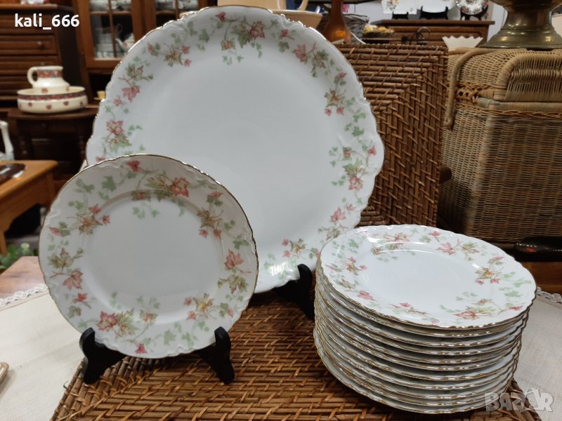 Порцеланов сервиз за торта внос от Холандия , снимка 1