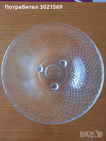 Стъклена фруктиера, снимка 1