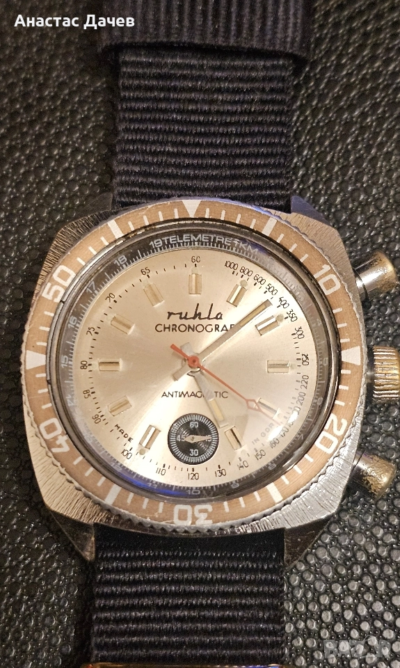 Винтидж RUHLA CHRONOGRAPH , снимка 1