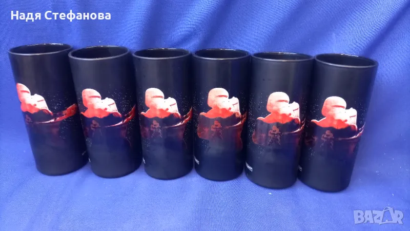 Колекционерски чаши, междузвездни войни, 6 бр , снимка 1