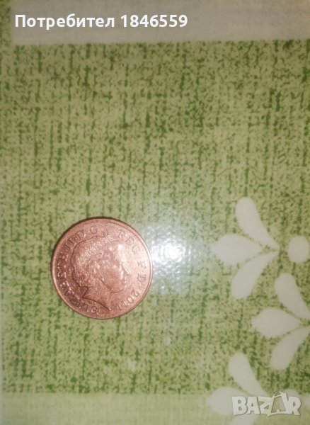 Монета two pence 2011г.помеднена стомана, снимка 1