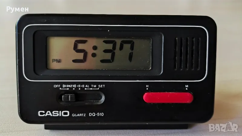 Винтидж Casio Quartz dq-510  Mercedes Benc  будилник, снимка 1