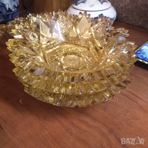 Бохемски рядък жълт кристал купи разпродажба, снимка 1