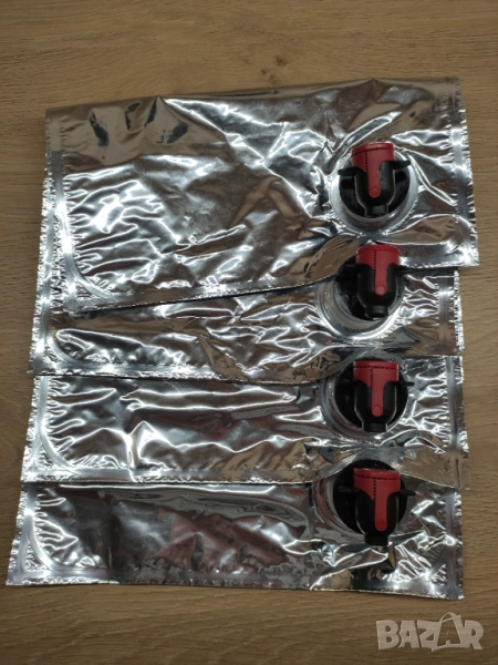 торба (плик) за вино/сок 3 литра с канелка, снимка 1