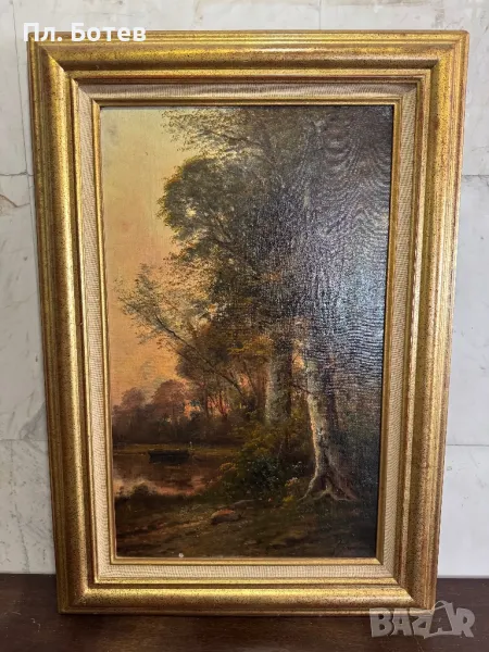 Стара маслена картина, снимка 1