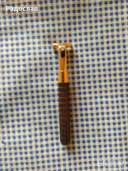 стара позлатена самобръсначка Gillette , снимка 1