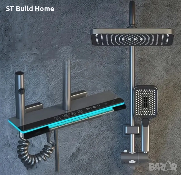 Комплект за баня и дом „Сив Елеганс“, снимка 1