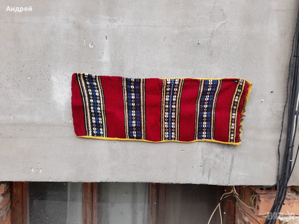 Стара тъкана калъфка за възглавница, снимка 1