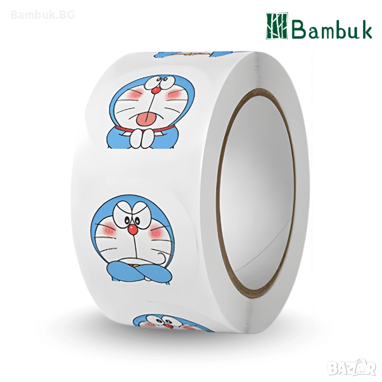 Декоративно тиксо, тип уоши ”Doraemon in Action”, снимка 1