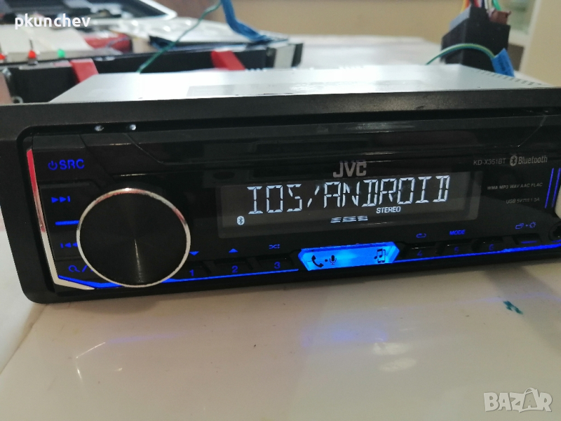 JVC KD-X351BT Bluetooth плейър с USB iPod Android , снимка 1