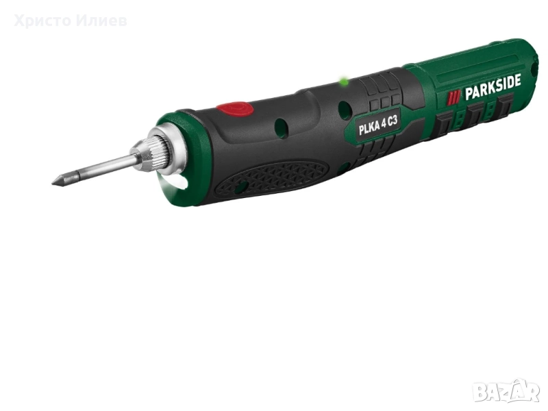 Безжичен Поялник Parksaid 4V с поялна станция Парксайд, снимка 1