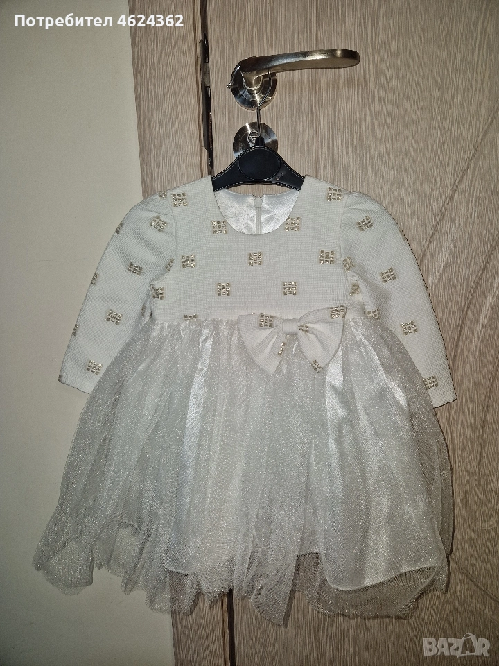 Бебешка рокля с дълъг ръкав , снимка 1